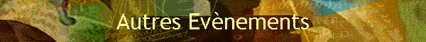 Autres Ev�nements