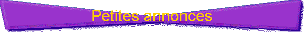 Petites annonces